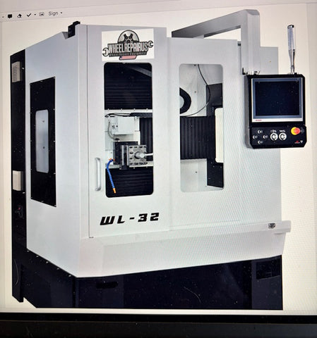 WL - 32 Diamond Cut CNC Wheel Lathe